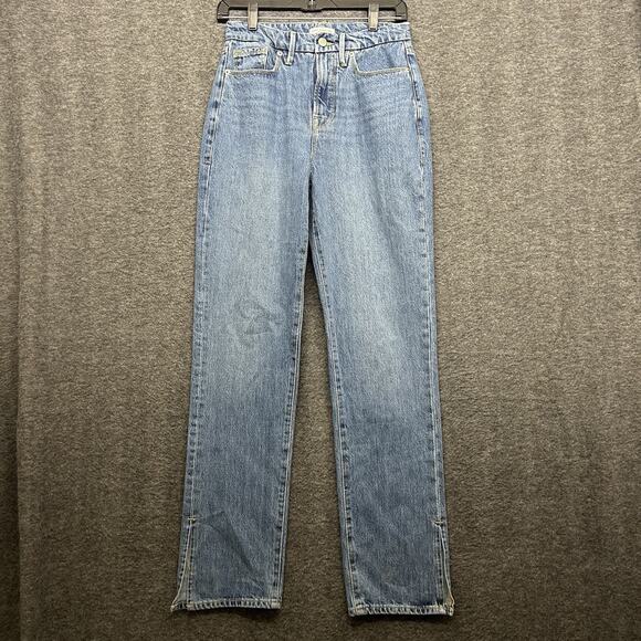 Good American GOOD ’90s‎ LOOSE JEANS GNIL999T BLUE725 Size 0/25 - Picture 1 of 8